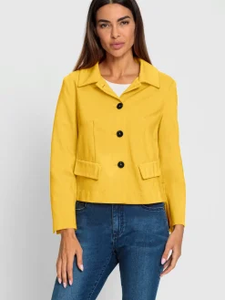 Blazer en jersey fente aux manches