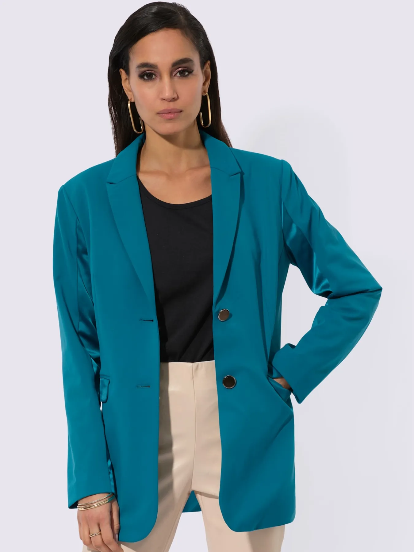 Blazer en jersey matériel de pointe innovant