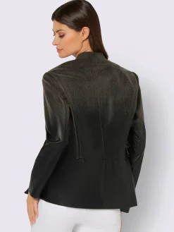 Blazer en synthétique qualité lisse
