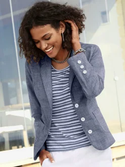 Blazer femme avec col à revers