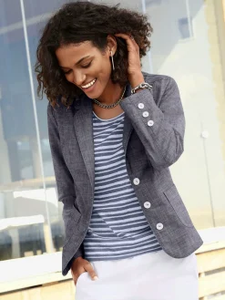 Blazer femme avec col à revers