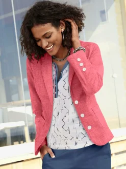 Blazer femme avec col à revers
