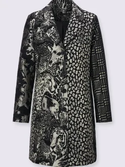 Blazer jacquard joli motif jacquard