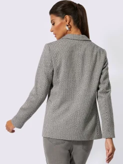 Blazer jacquard qualité jacquard bicolore