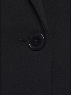 Blazer long blazer femme avec col à revers