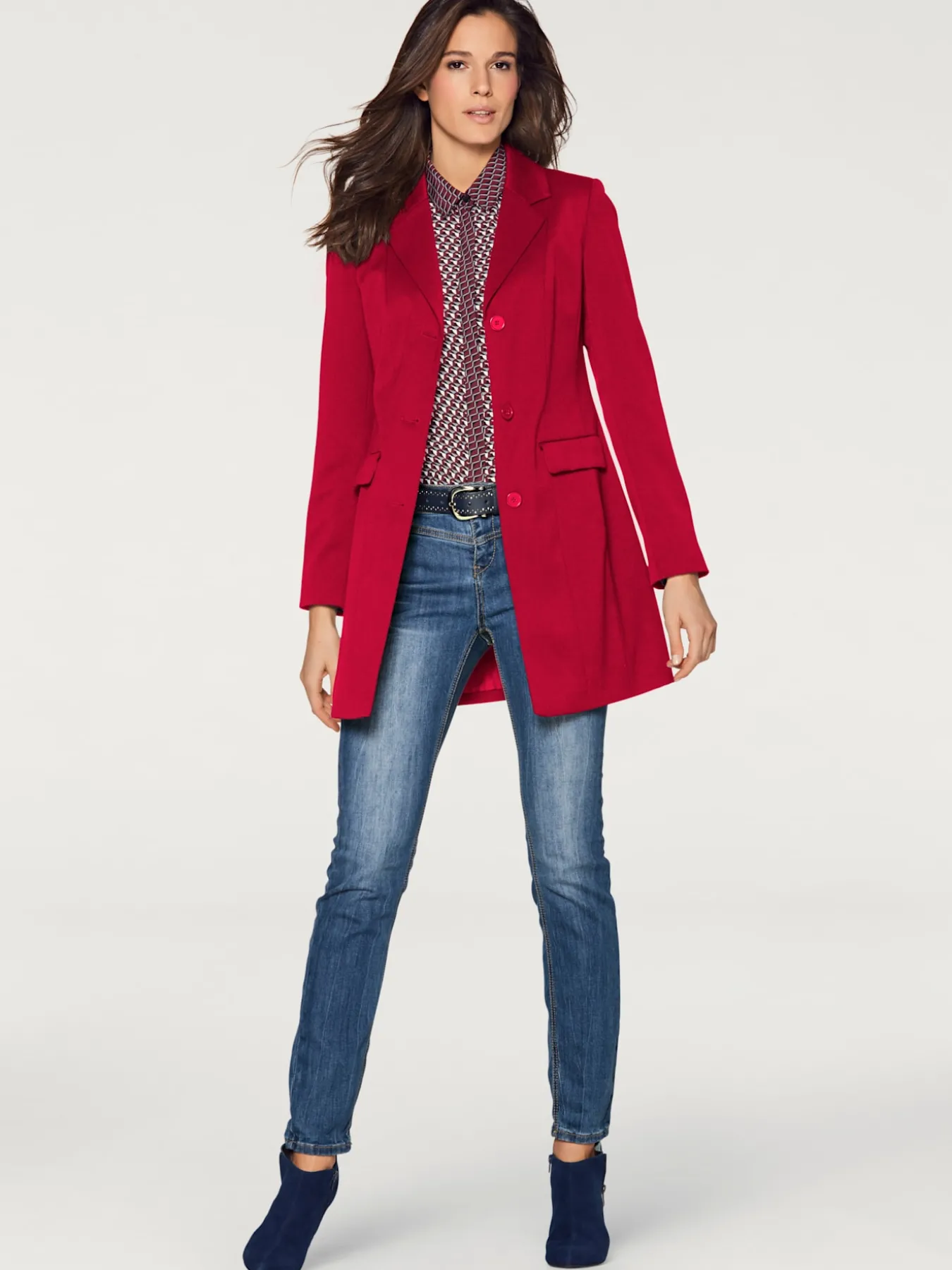 Blazer long coupe tendance