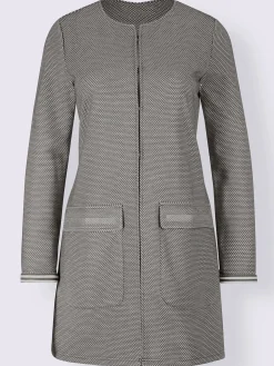 Blazer long qualité jersey extensible, souple et confortable