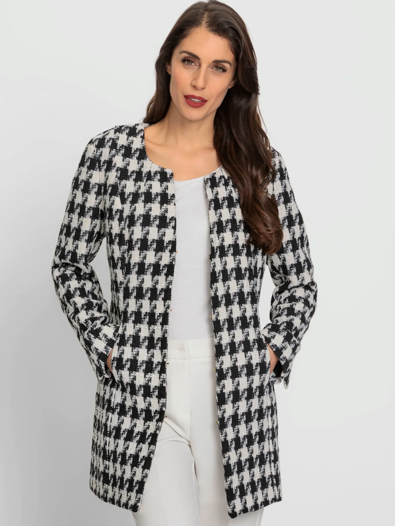 Blazer motif pepita