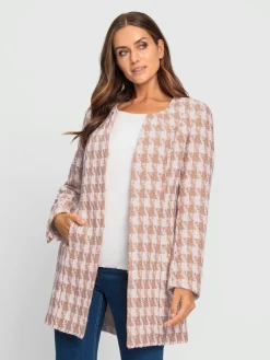 Blazer motif pepita
