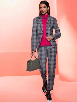 Blazer superbe tissage en carreaux