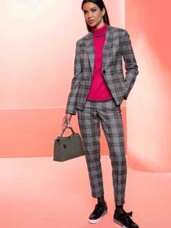 Blazer superbe tissage en carreaux