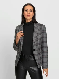Blazer superbe tissage en carreaux