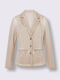 Blazer sweat délavage « oil dyed » tendance