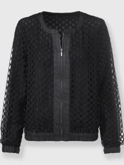 Blouson dentelle ajourée