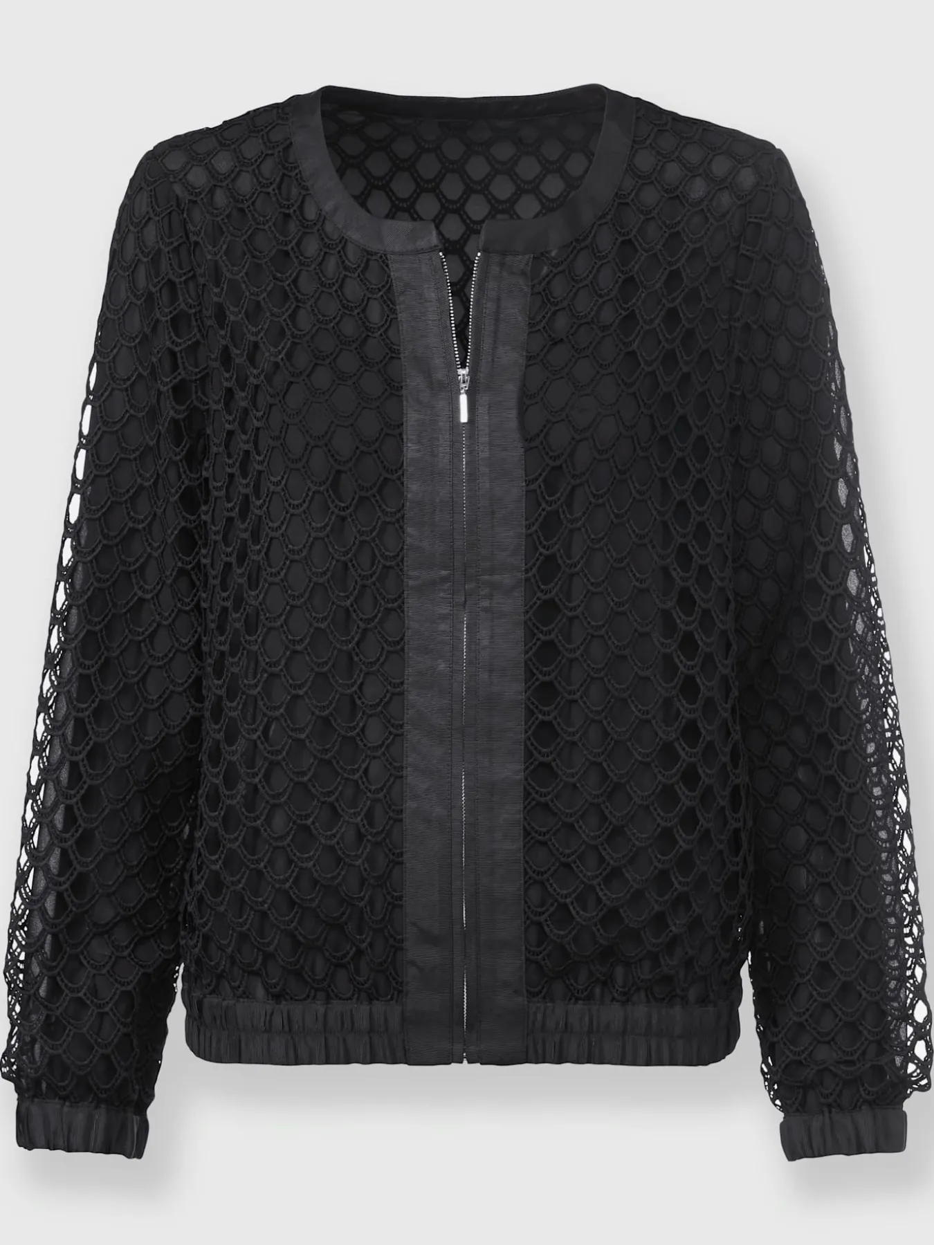 Blouson dentelle ajourée