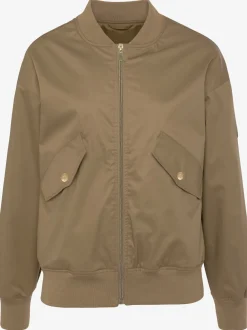 Blouson léger aux détails couleur or