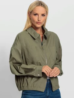 Blouson qualité coton doux sur la peau