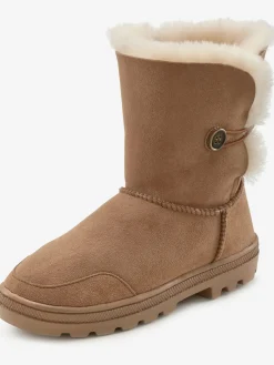 Botte d'hiver bottines d'hiver en cuir de qualité