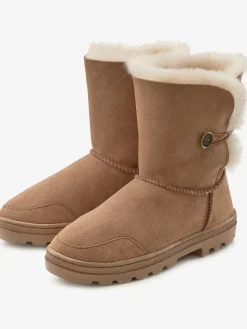 Botte d'hiver bottines d'hiver en cuir de qualité