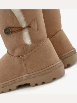 Botte d'hiver bottines d'hiver en cuir de qualité