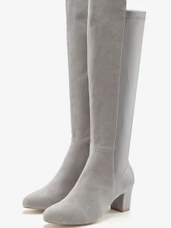 Bottes avec empiècement extensible tendance. hauteur du talon env. 6 cm