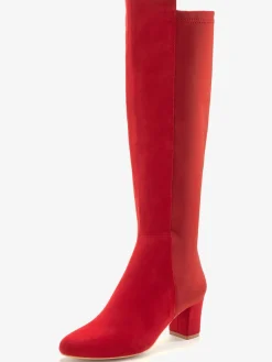 Bottes avec empiècement extensible tendance. hauteur du talon env. 6 cm