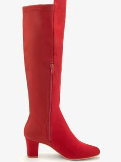 Bottes avec empiècement extensible tendance. hauteur du talon env. 6 cm