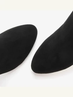 Bottes avec tige longe effet bicolore