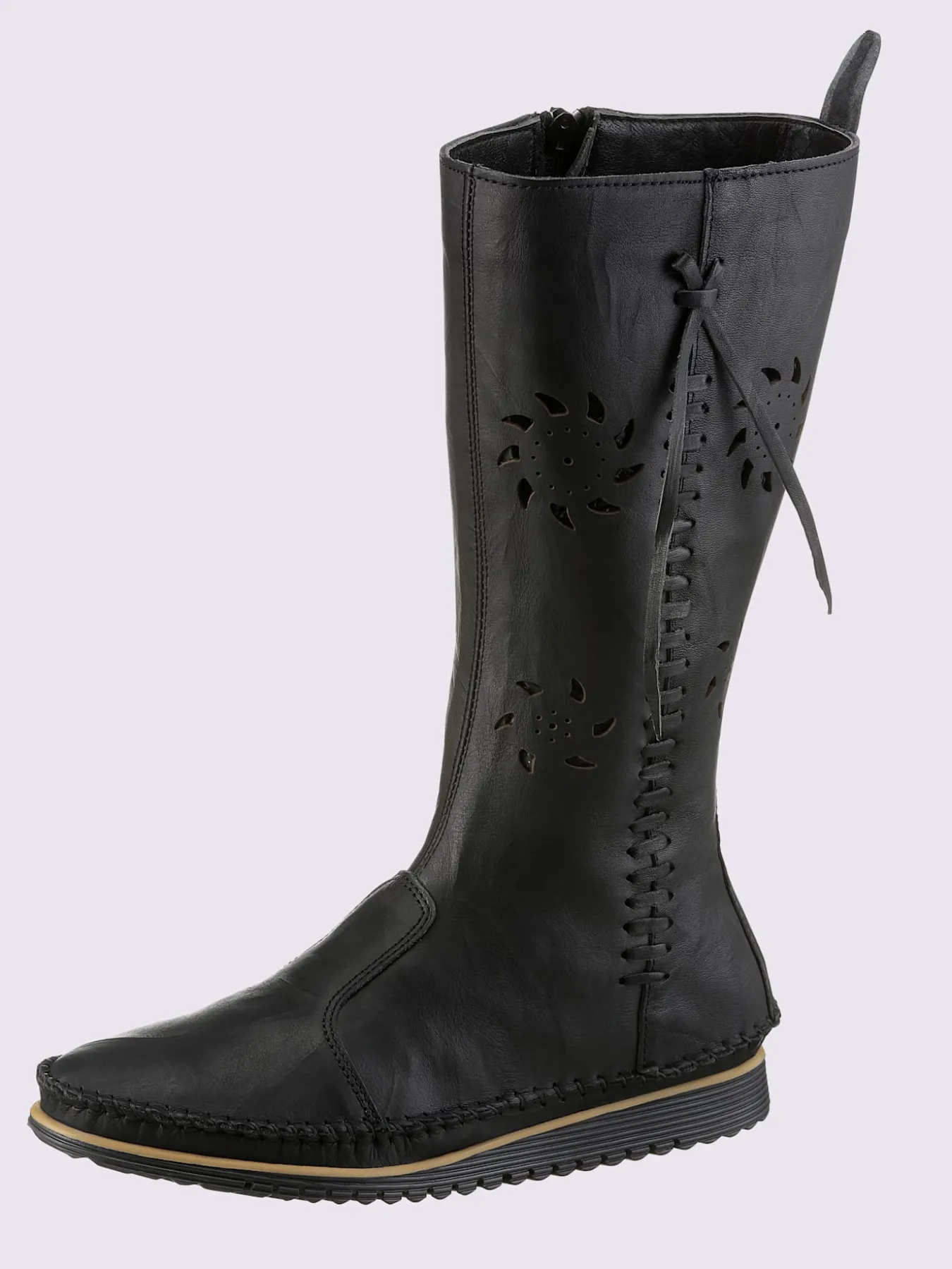 Bottes cuir nappa de vache