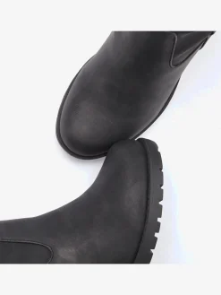 Bottes pour jambe large talon bottier confortable et tige large