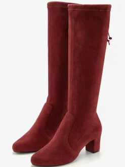 Bottes talon confortable et hauteur du talon d'env. 6 cm