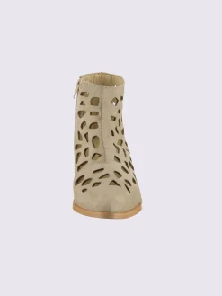 Bottine courte cuir vachette