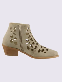 Bottine courte cuir vachette
