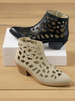 Bottine courte cuir vachette