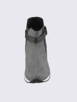 Bottine courte matière synthétique