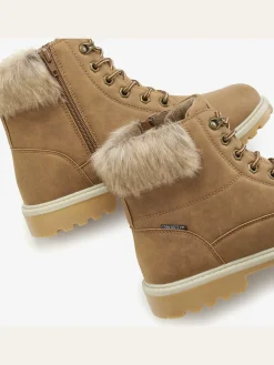 Bottines à lacets avec doublure toute douce
