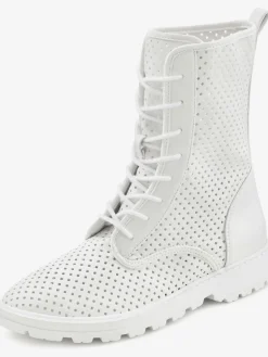 Bottines à lacets bottines d'été avec petites découpes