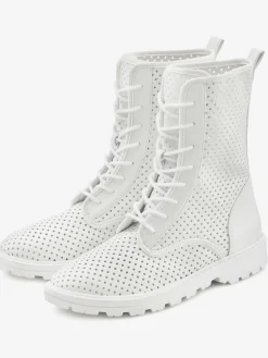 Bottines à lacets bottines d'été avec petites découpes