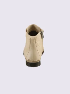 Bottines à lacets cuir nappa de vache