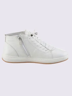 Bottines à lacets cuir nappa de vache