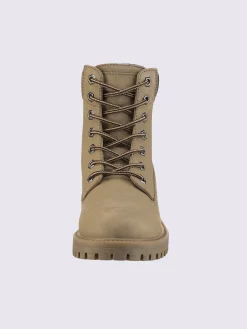 Bottines à lacets cuir vachette