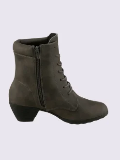 Bottines à lacets matière textile agréable à porter