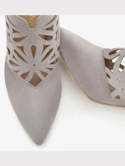 Bottines à talon haut bottines d'été avec découpes féminines