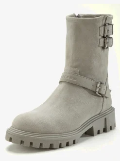 Bottines avec boucles décoratives