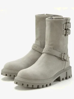 Bottines avec boucles décoratives