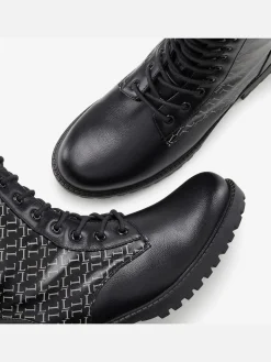 Bottines avec imprimé tendance et semelle profilée légère
