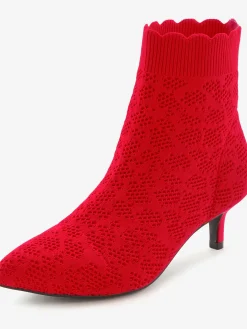 Bottines chaussettes avec talon agréable d'env. 5 cm