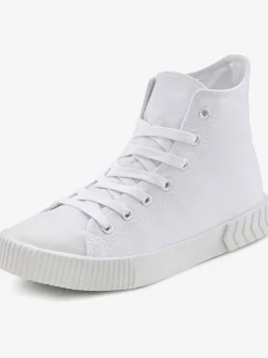 Bottines chaussures en textile, chaussures en tissu – particulièrement légères, confortables et avec semelle tendance
