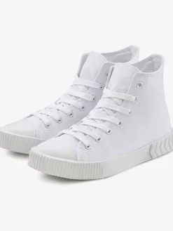 Bottines chaussures en textile, chaussures en tissu – particulièrement légères, confortables et avec semelle tendance