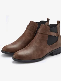 Bottines chelsea empiècement extensible sur le côté pour faciliter l'enfilage